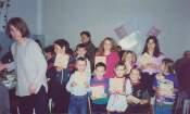 Дети Золотоношской еврейской общины празднуют Песах